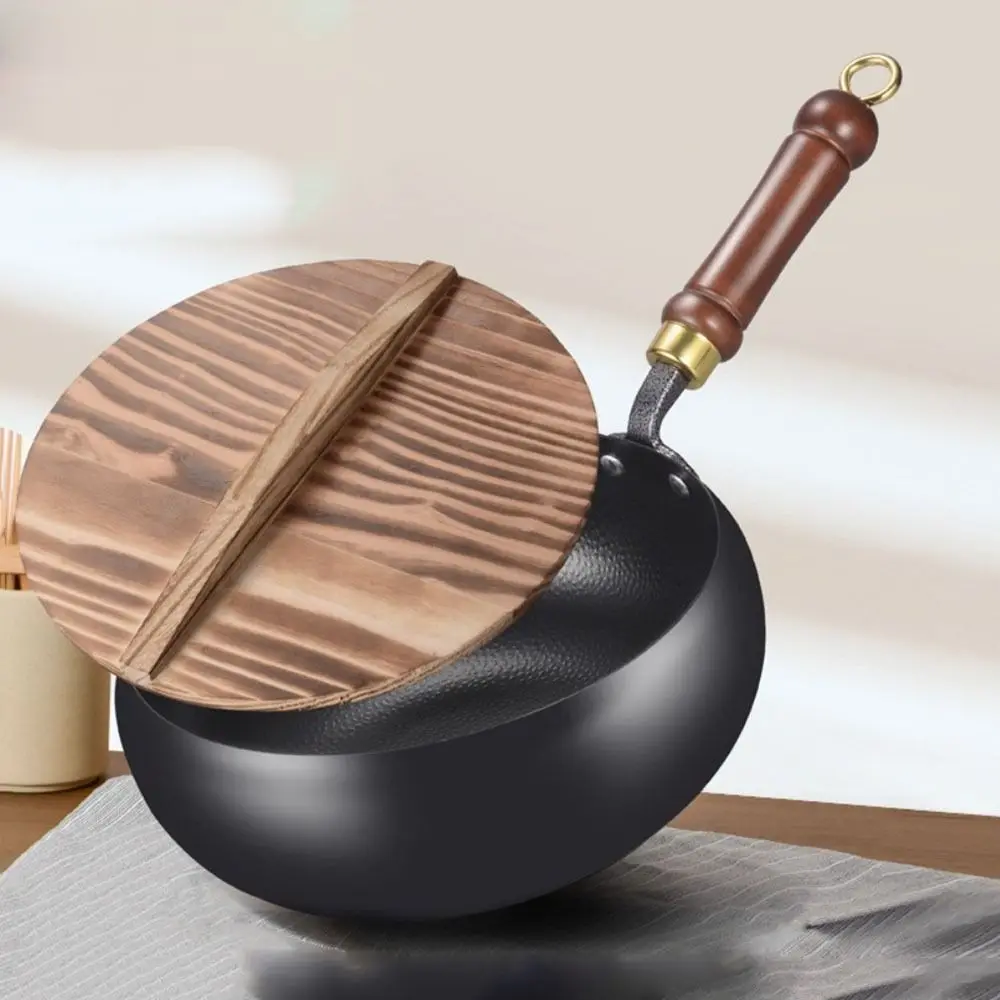 Large Belly Pan Nonstick Chinese Cooking Wok Uncoated Wood Handle Iron Stir Fry Pan Hanging 24cm Soup Pot Kitchen
Large Belly Pan Nonstick Chinese Cooking Wok Uncoated Wood Handle Iron Stir Fry Pan Hanging 24cm Soup Pot Kitchen