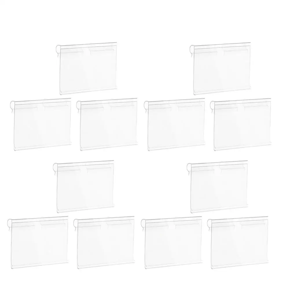50PCS PVC Price Tag Label Holders Transparent Clip On Wire Shelf Card Display Stand Shelves Supermarkets Retail Environments
50PCS PVC Price Tag Label Holders Transparent Clip On Wire Shelf Card Display Stand Shelves Supermarkets Retail Environments