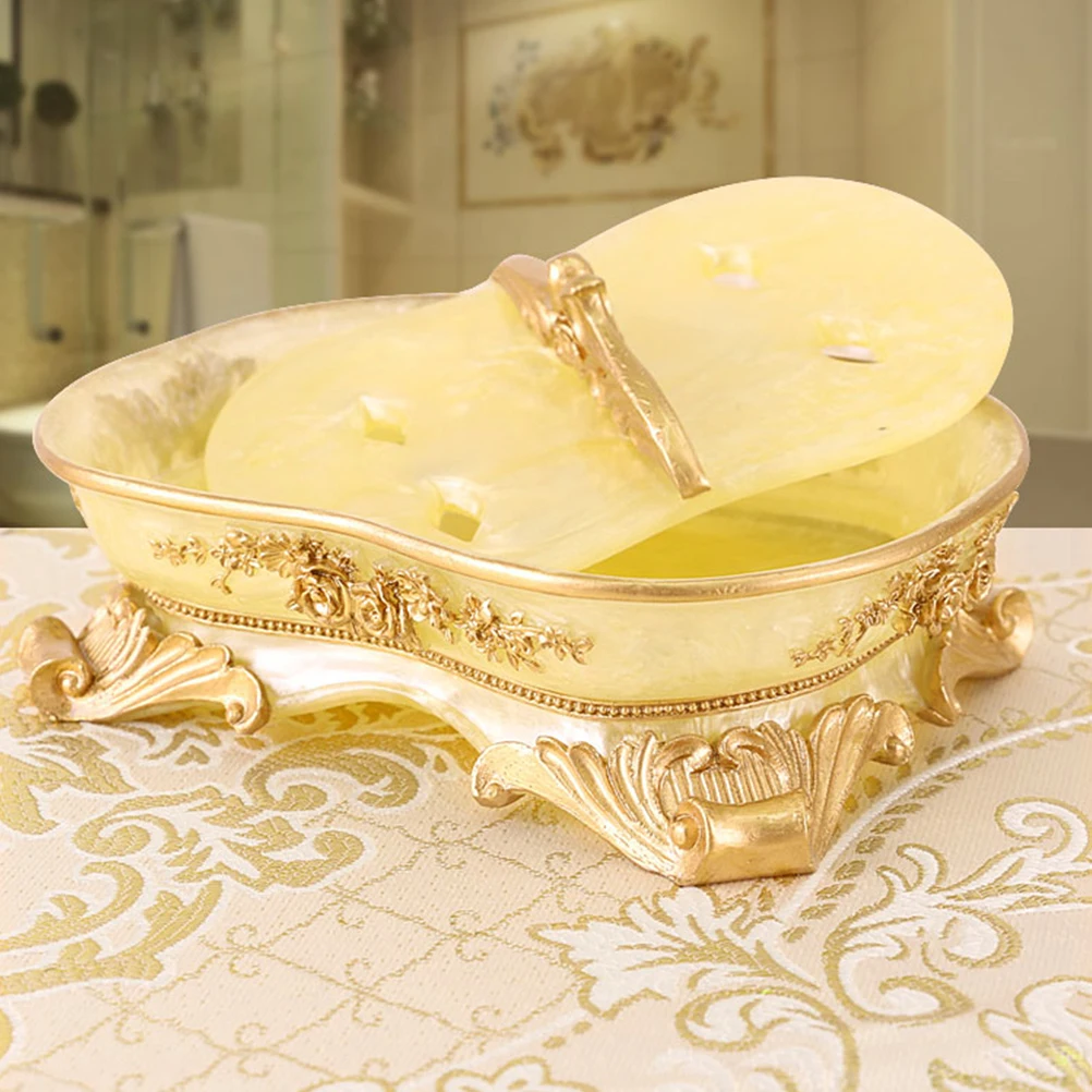 Soap Box Rose Design Drainage Holes Anti Slip Bottom Storage Container for Bathroom Lovely Yellow Bar Soap Dish Holder
Soap Box Rose Design Drainage Holes Anti Slip Bottom Storage Container for Bathroom Lovely Yellow Bar Soap Dish Holder