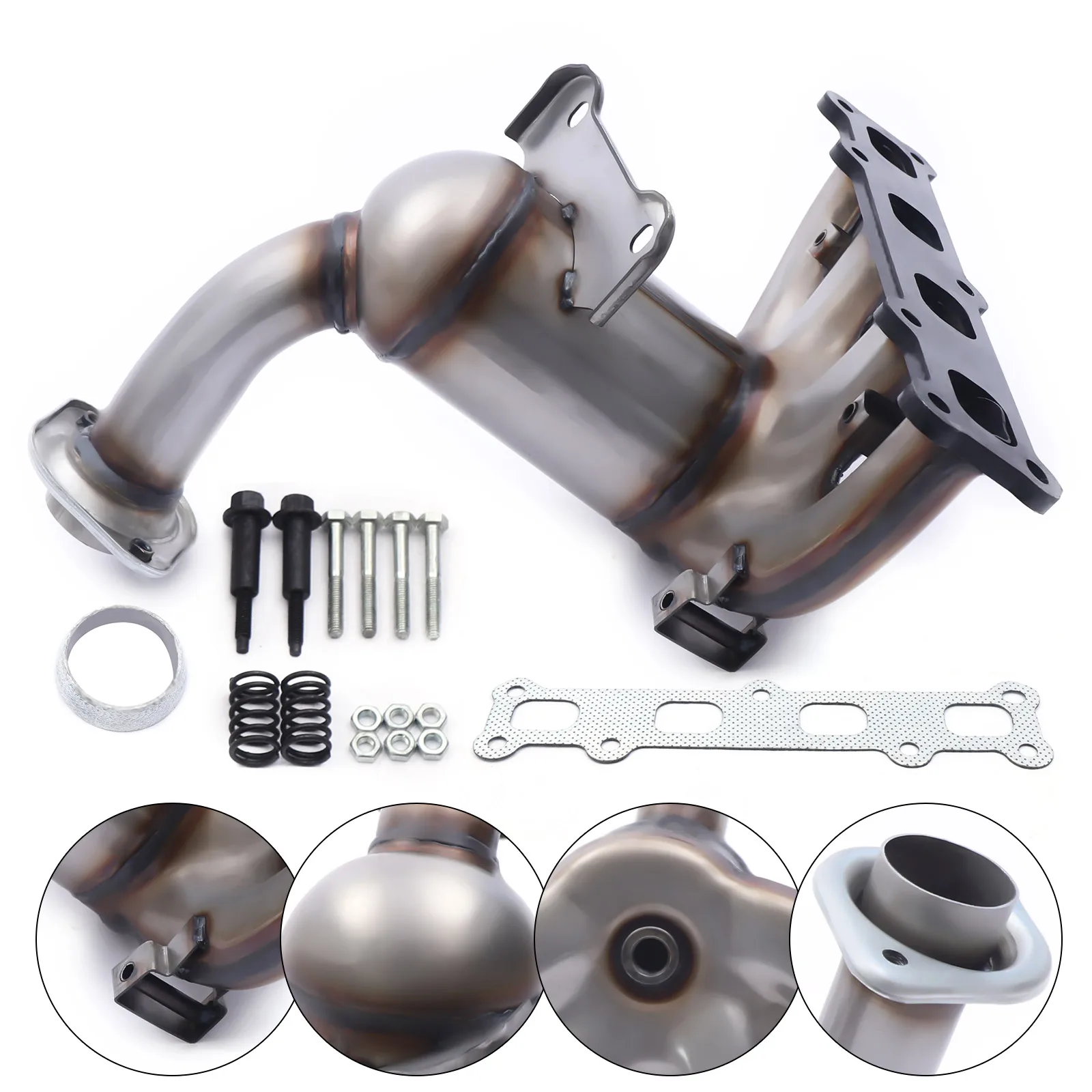 Catalytic Converter Exhaust Manifold for 2007-2008 Dodge Caliber 2.4L 2007-2017 Jeep Compass/Patriot 2.4L Direct Fit
Catalytic Converter Exhaust Manifold for 2007-2008 Dodge Caliber 2.4L 2007-2017 Jeep Compass/Patriot 2.4L Direct Fit