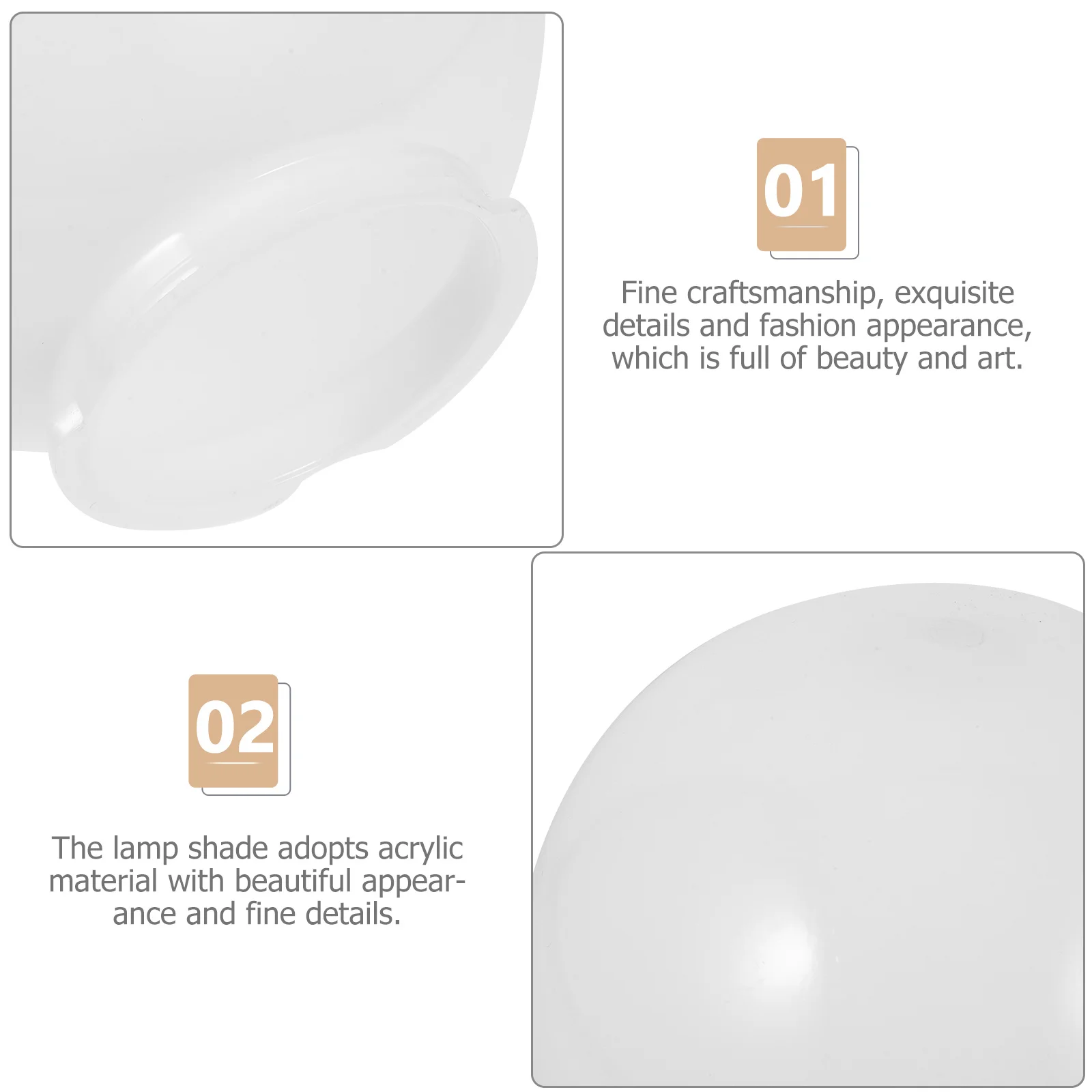 Acrylic Globe Light Cover For Outdoor Patio Garden Lamp Shade Replacement Protective Cover For Street Floor Stand Light
Acrylic Globe Light Cover For Outdoor Patio Garden Lamp Shade Replacement Protective Cover For Street Floor Stand Light