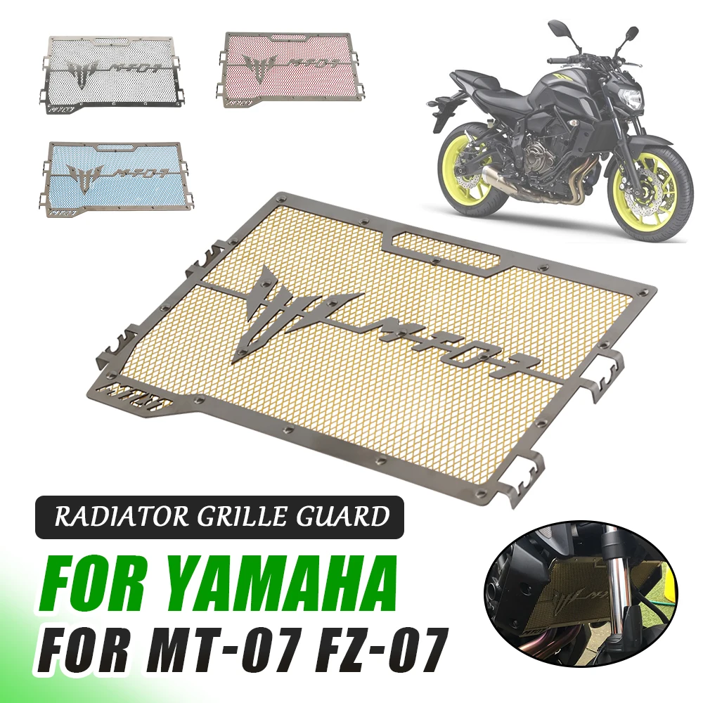 For MT-07 Radiator Grille Guard Motorcycle Radiator Grill Protection Cover For Yamaha MT07 FZ-07 FZ07 2018 2019 2020 Accessories
For MT-07 Radiator Grille Guard Motorcycle Radiator Grill Protection Cover For Yamaha MT07 FZ-07 FZ07 2018 2019 2020 Accessories
