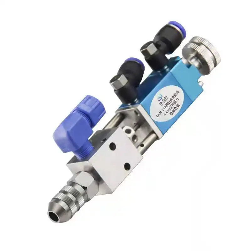 Industrial Dispensing Valve Pneumatic Double-Acting Needle-off Glue Dispensing Valve MY-2121Q With Micrometer Adjustment Knob
Industrial Dispensing Valve Pneumatic Double-Acting Needle-off Glue Dispensing Valve MY-2121Q With Micrometer Adjustment Knob