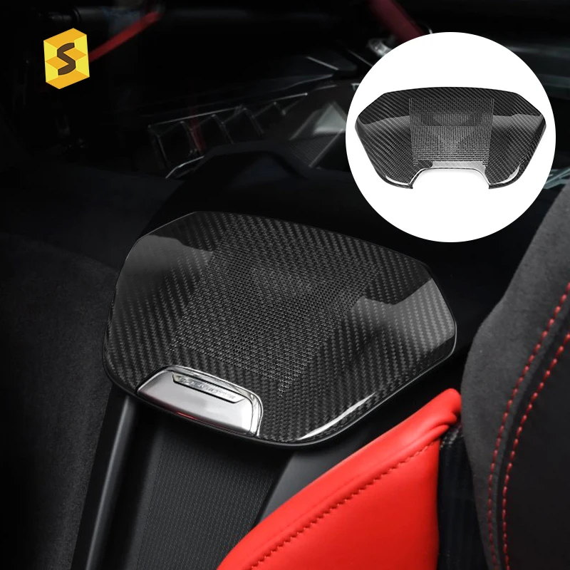 Shasha Carbon Fiber Console Speaker Cover Car Interior Accessories Real Carbon Fiber for Chevrolet Corvette C8
Shasha Carbon Fiber Console Speaker Cover Car Interior Accessories Real Carbon Fiber for Chevrolet Corvette C8