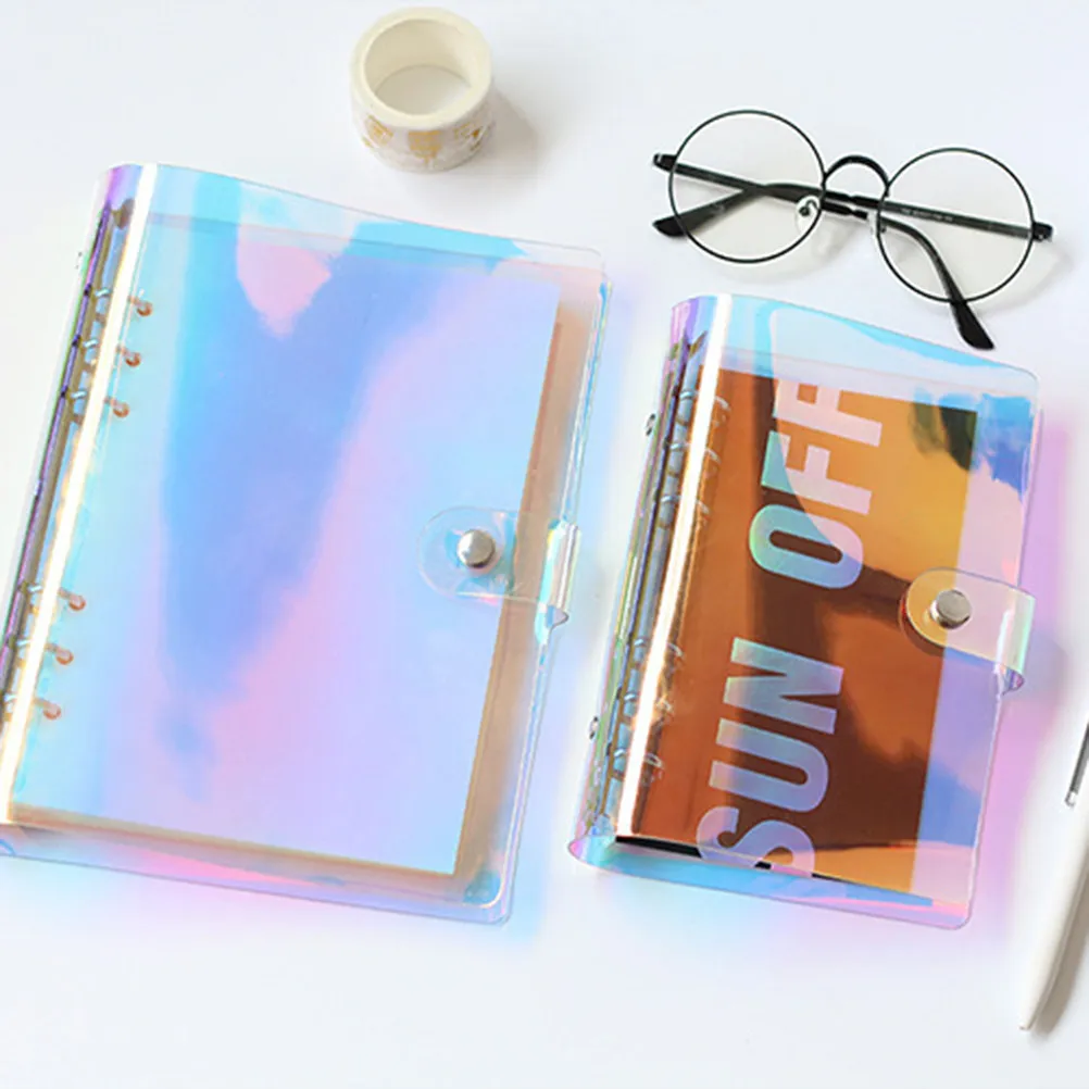 PVC Transparent Cover Diary Notebook Colorful A5 Eco-Friendly Thicker PVC Strong Metal Button Memo Pad Travel Journal Sketchbook
PVC Transparent Cover Diary Notebook Colorful A5 Eco-Friendly Thicker PVC Strong Metal Button Memo Pad Travel Journal Sketchbook