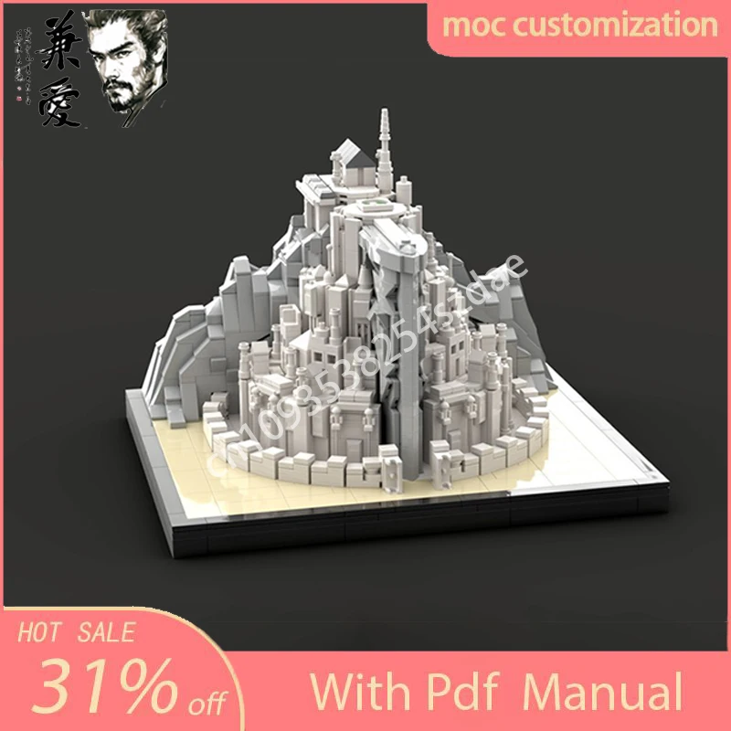 1477PCS Moc Midi Scale Tower of Gondor Model Building Blocks DIY Creative Assembly Educational Bricks Toys Kids Holiday Gifts
1477PCS Moc Midi Scale Tower of Gondor Model Building Blocks DIY Creative Assembly Educational Bricks Toys Kids Holiday Gifts