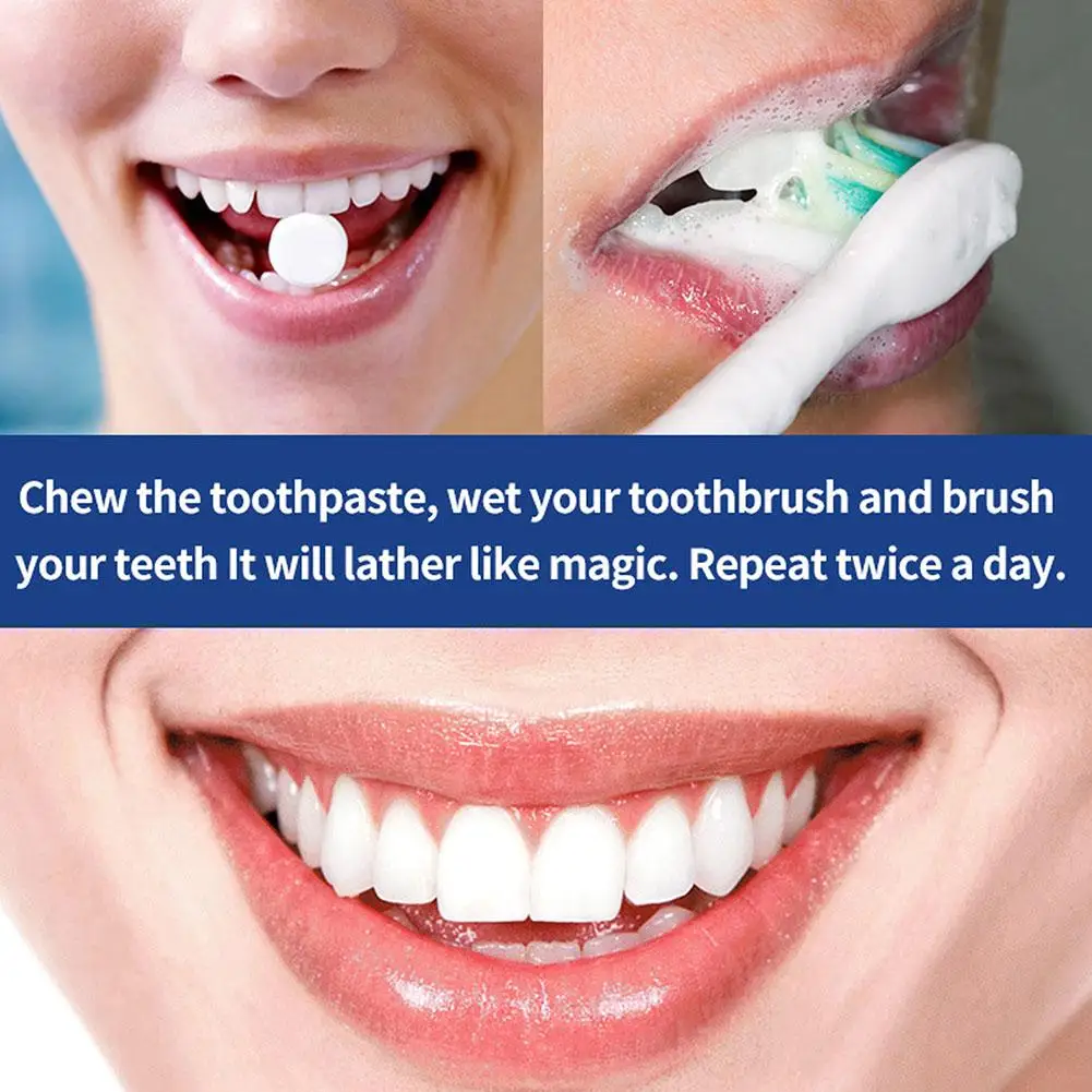 62 шт./кор., абсолютно новые таблетки для зубной пасты, жевательные зубы, удаление неприятного запаха изо рта, угольные пятна, свежее дыхание, путешествия, уход за полостью рта
62 шт./кор., абсолютно новые таблетки для зубной пасты, жевательные зубы, удаление неприятного запаха изо рта, угольные пятна, свежее дыхание, путешествия, уход за полостью рта