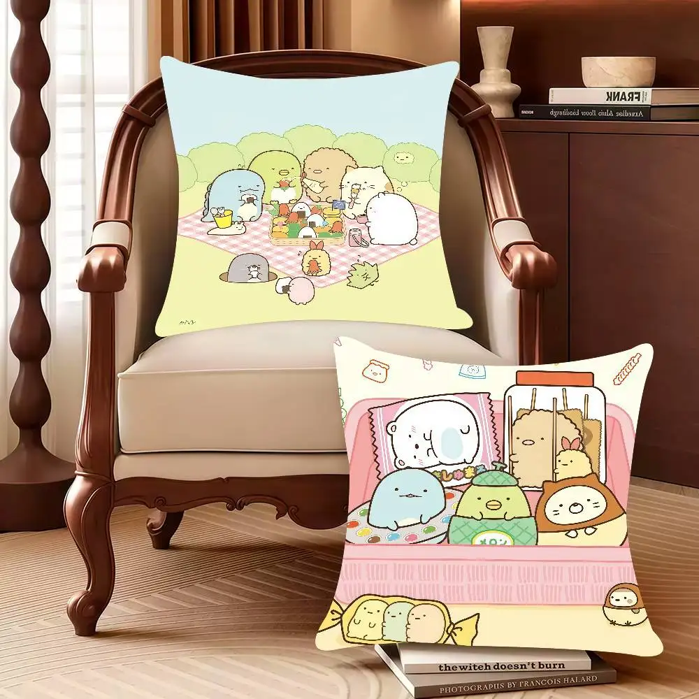 S-Sumikko Cartoon G-Gurashi Cute Pillow Case Decor Protective Covers Comfortable soft for Sofa Living Room Home office
S-Sumikko Cartoon G-Gurashi Cute Pillow Case Decor Protective Covers Comfortable soft for Sofa Living Room Home office