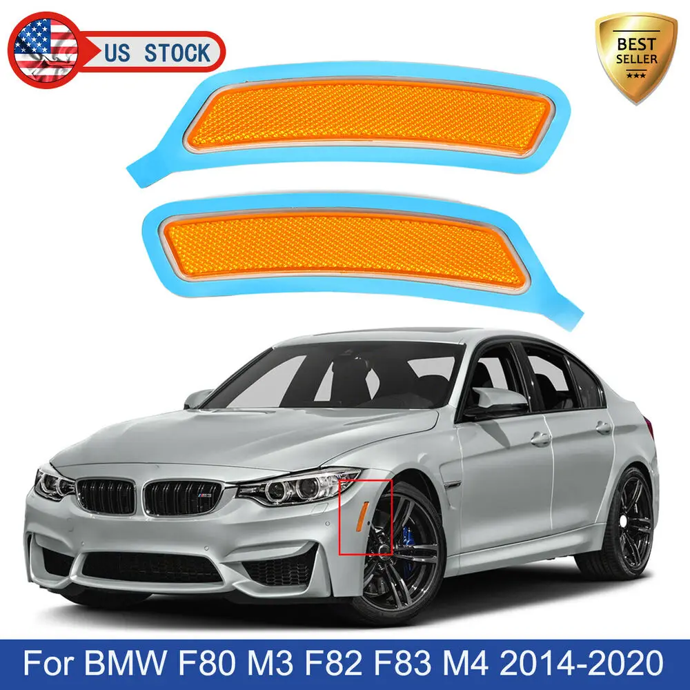 For BMW F80 M3 F82 F83 M4 Clearance Lamp 2014-2020 Front Bumper Side Marker Reflector Light Automotive Width Lights Auto Parts
For BMW F80 M3 F82 F83 M4 Clearance Lamp 2014-2020 Front Bumper Side Marker Reflector Light Automotive Width Lights Auto Parts