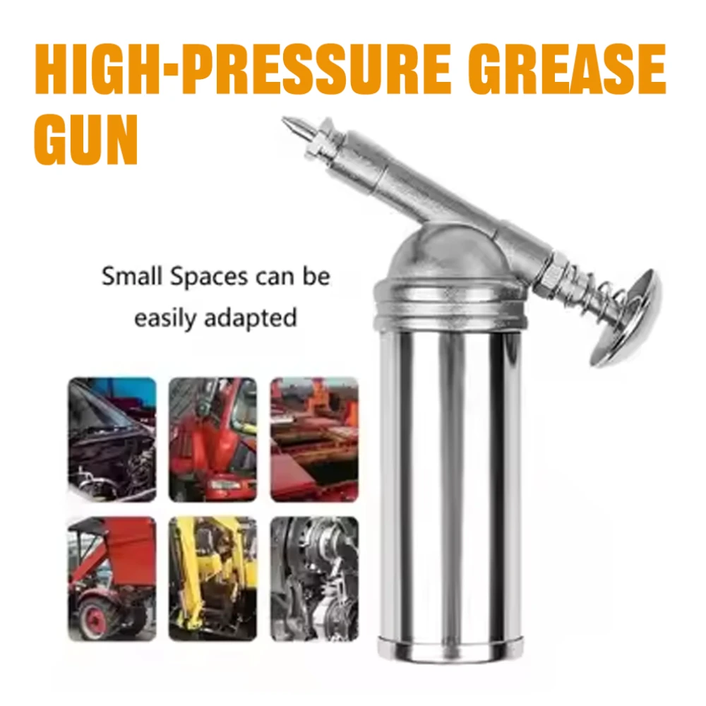 80cc Mini Grease Gun 1000PSI Manual High Pressure Oiler Ergonomic Zinc Alloy Nozzle For Car Bike Industrial Maintenance
80cc Mini Grease Gun 1000PSI Manual High Pressure Oiler Ergonomic Zinc Alloy Nozzle For Car Bike Industrial Maintenance
