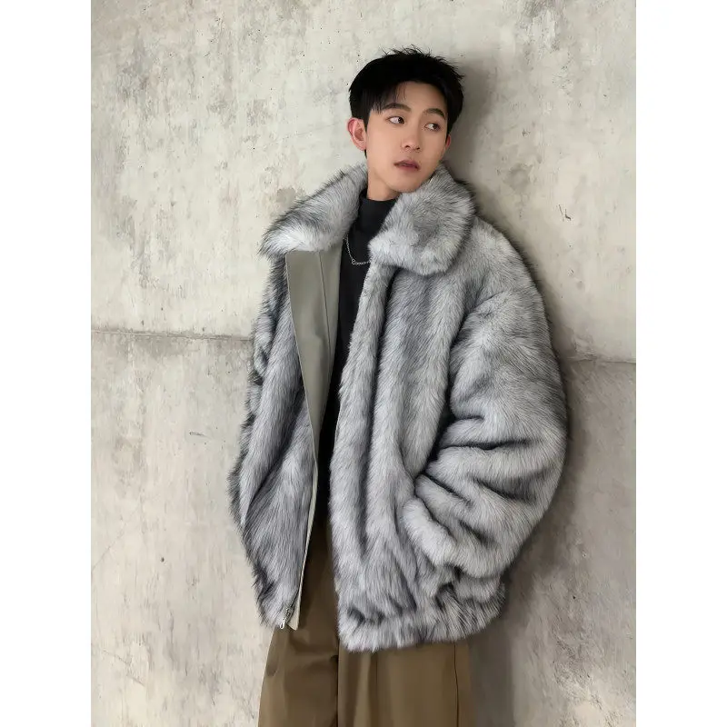 Утепленная американская уличная куртка-бомбер с двусторонним мехом для мужчин и женщин, теплая, на хлопковой подкладке, молодежная модная модель
Утепленная американская уличная куртка-бомбер с двусторонним мехом для мужчин и женщин, теплая, на хлопковой подкладке, молодежная модная модель