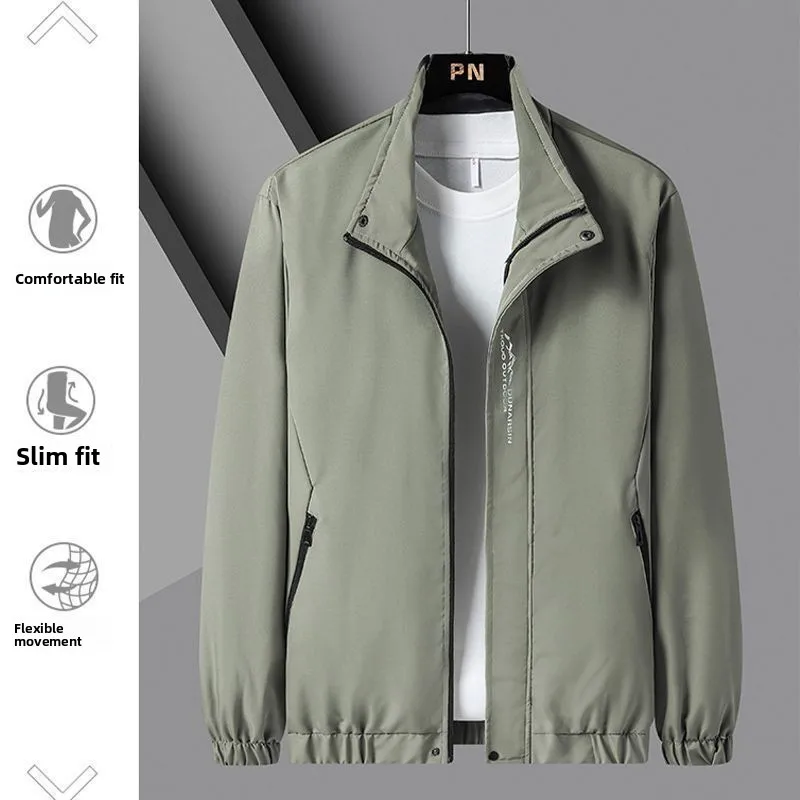 New Men's Jaet Spring Autumn Faionable Casual Thin Sle Korean Version Dad Clothes Busin Casual ort Length Coat
New Men's Jaet Spring Autumn Faionable Casual Thin Sle Korean Version Dad Clothes Busin Casual ort Length Coat