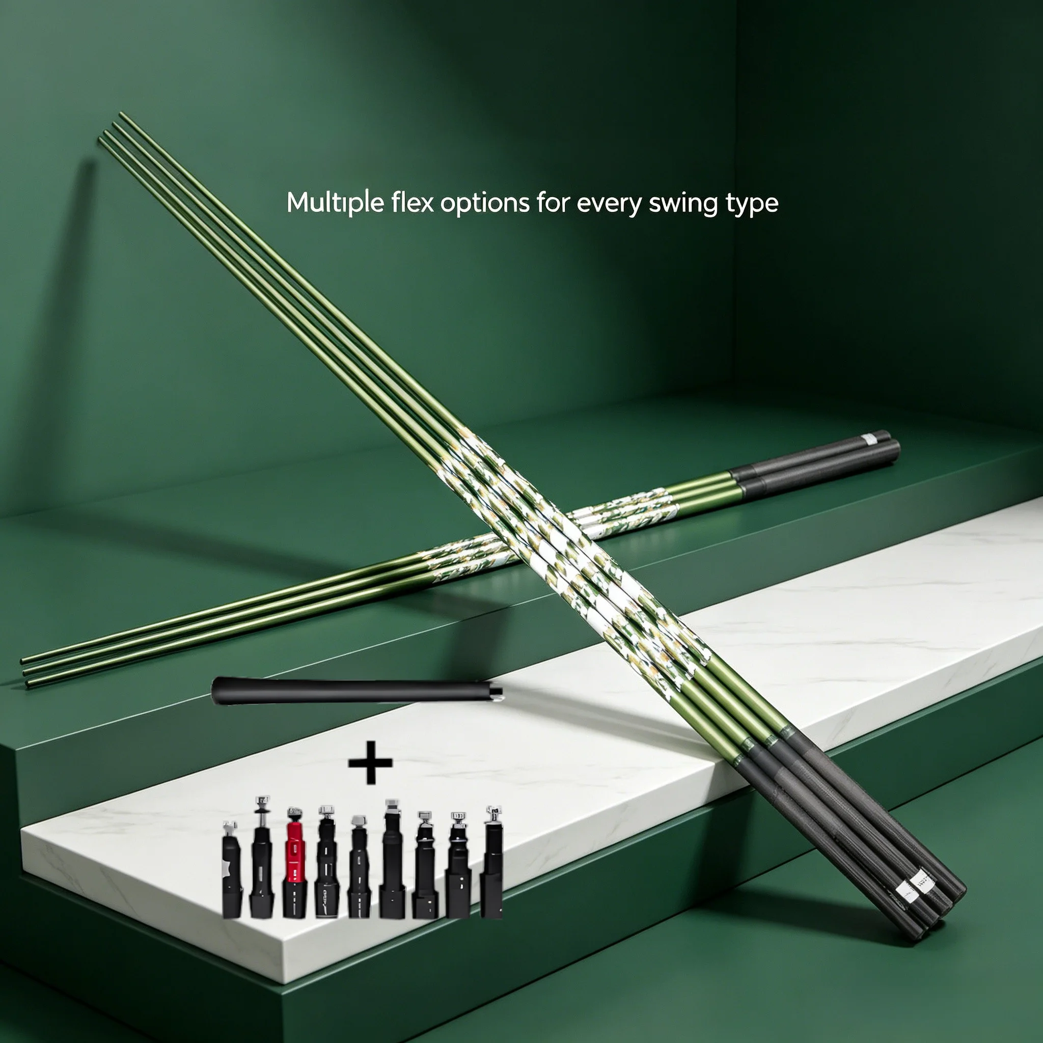 Lightweight, High-Strength Green Golf Club Shaft with Balanced Performance and Stable Trajectory, Compatible with Multiple Wood Club Models, Available in All Hardness Specifications, Suitable for Outdoor Course Training
Lightweight, High-Strength Green Golf Club Shaft with Balanced Performance and Stable Trajectory, Compatible with Multiple Wood Club Models, Available in All Hardness Specifications, Suitable for Outdoor Course Training