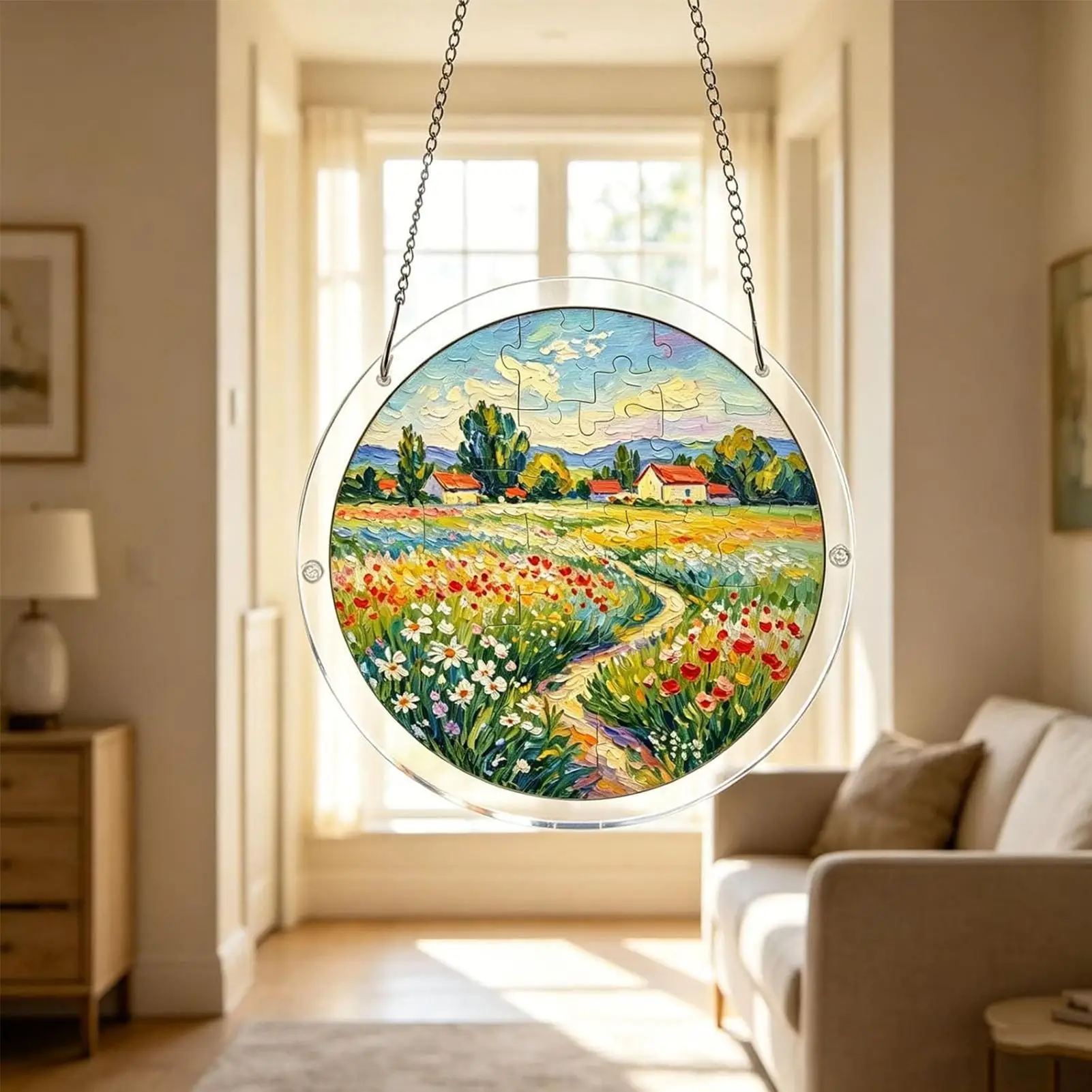 Window Sun Catcher 2D Acrylic Fade-Resistant Colorful Puzzle Suncatcher For Window For Indoor Outdoor Windowsills Yard Tree
Window Sun Catcher 2D Acrylic Fade-Resistant Colorful Puzzle Suncatcher For Window For Indoor Outdoor Windowsills Yard Tree