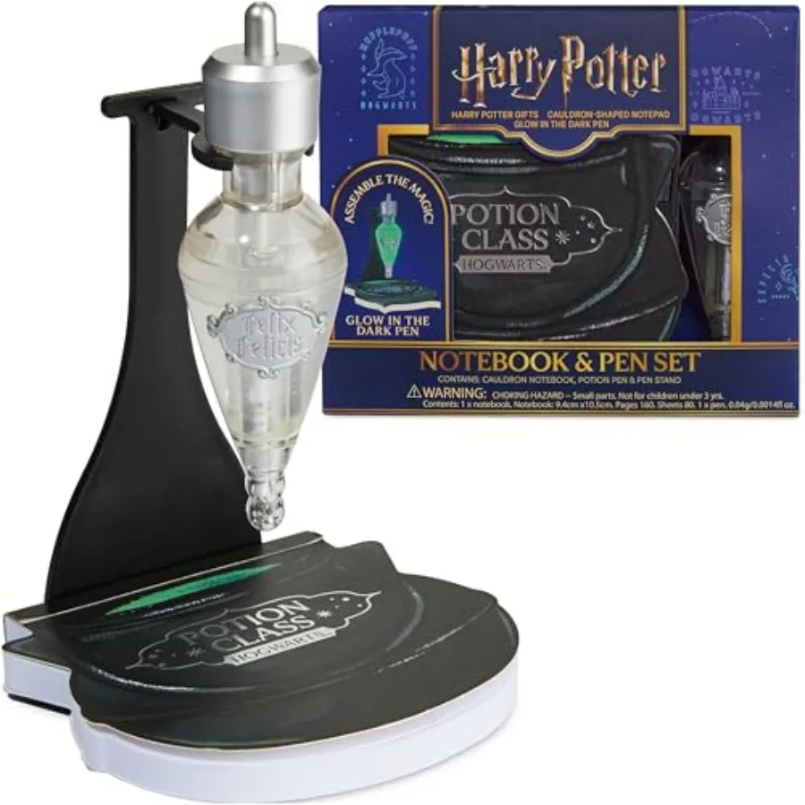 Potion Pen Set with Glow in the Dark Ink and Cauldron Notebook, Cool Stationery Kit and Supplies, Hogwarts Gift Sets, Gifts for
Potion Pen Set with Glow in the Dark Ink and Cauldron Notebook, Cool Stationery Kit and Supplies, Hogwarts Gift Sets, Gifts for