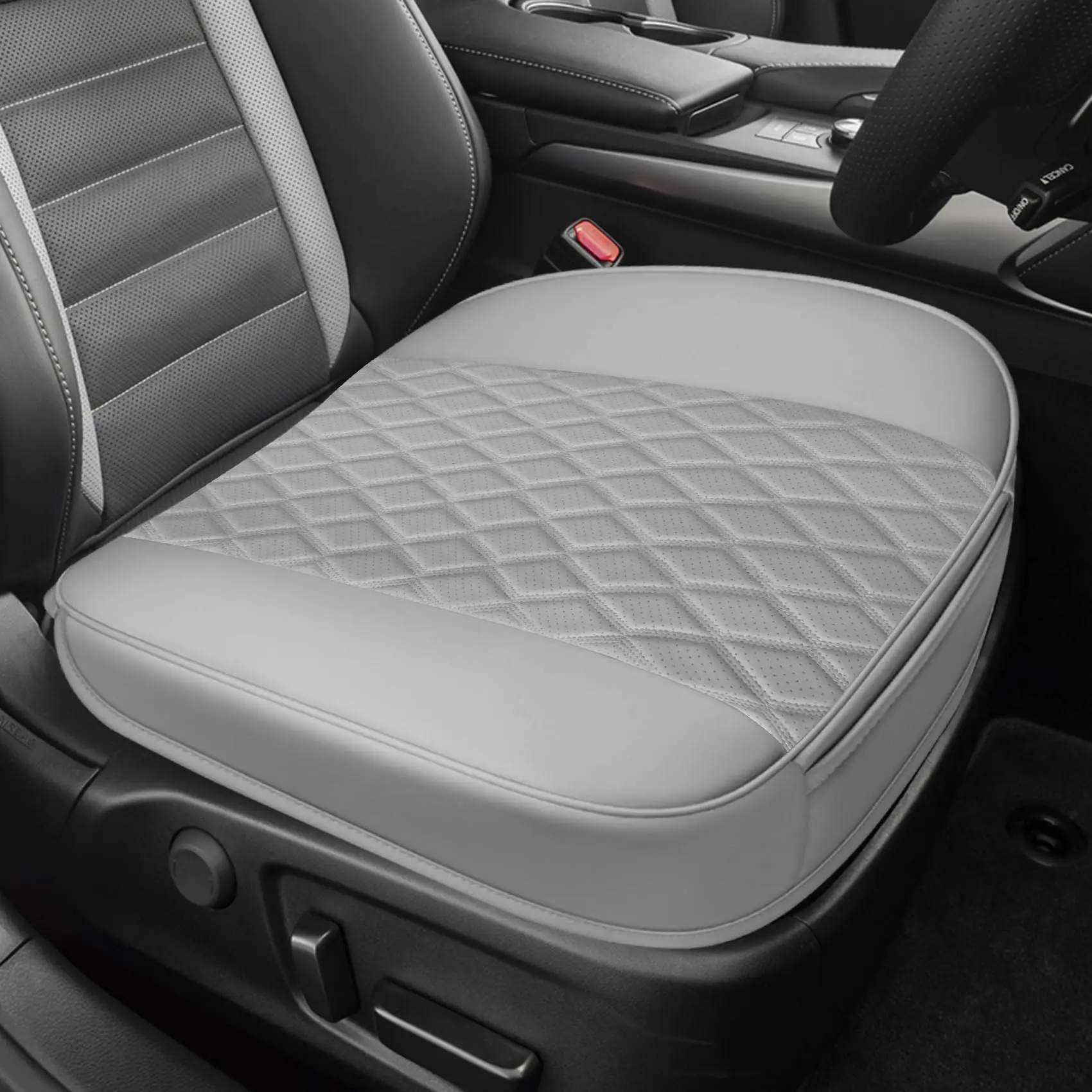 Leather Front Car Seat Cover Anti-Slip Full Wrap Bottom Protector With Storage Pocket Universal For SUVs Trucks Gray
Leather Front Car Seat Cover Anti-Slip Full Wrap Bottom Protector With Storage Pocket Universal For SUVs Trucks Gray