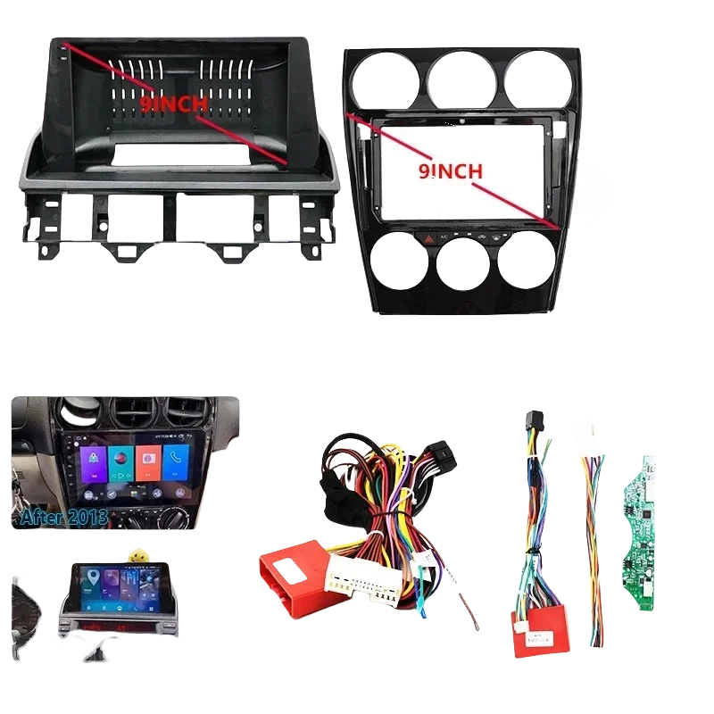 For 2004-2015 MAZDA 6 9INCH Car Radio Android Stereo audio screen multimedia video player navigation cables Harness frame
For 2004-2015 MAZDA 6 9INCH Car Radio Android Stereo audio screen multimedia video player navigation cables Harness frame
