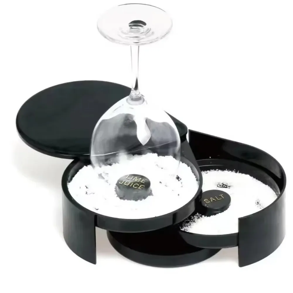New 3 Tier Salt Rimmer Box Rotating with Sponge Mixing Salt Sugar Rim Box Spice Container Bar Accessories
New 3 Tier Salt Rimmer Box Rotating with Sponge Mixing Salt Sugar Rim Box Spice Container Bar Accessories