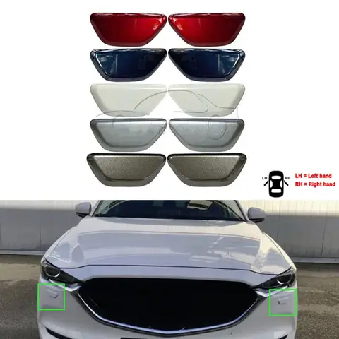 Washer Cover For Mazda CX5 2020~2022 Headlight Spray Cover Front Bumper Spray Nozzle Decorative Cover