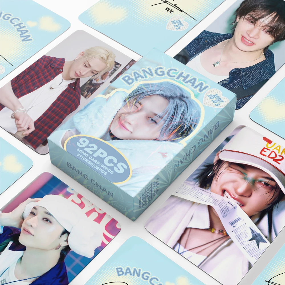 Kpop 92pcs (60lomocard+32Sticker)BANGCHAN STRATKID fans merch goods Collectible Cards
Kpop 92pcs (60lomocard+32Sticker)BANGCHAN STRATKID fans merch goods Collectible Cards