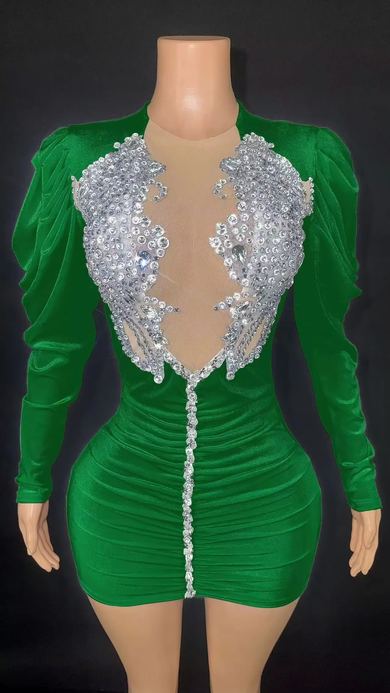 Fall 2025 Women Clothes Diamond Embellished Rhinestone Party Dress Night Club V Need Pu Leather Birthday Dresses Women
Fall 2025 Women Clothes Diamond Embellished Rhinestone Party Dress Night Club V Need Pu Leather Birthday Dresses Women