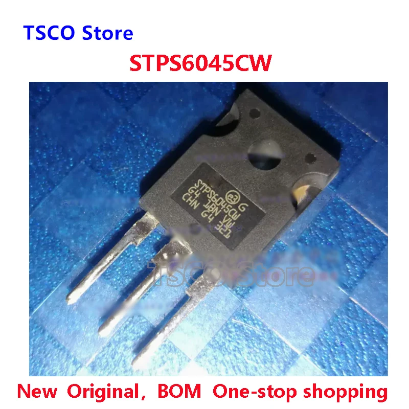 STPS6045CW (10 Piece/LOT) New Origiail
STPS6045CW (10 Piece/LOT) New Origiail