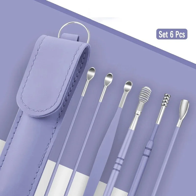 Stainless Steel Ear Pick Cleaning Kit Clean Your Ear Wax Cleaner Removal Tool Cleaner Ear Sticks Clean Tool Kit Care EBHL04
Stainless Steel Ear Pick Cleaning Kit Clean Your Ear Wax Cleaner Removal Tool Cleaner Ear Sticks Clean Tool Kit Care EBHL04