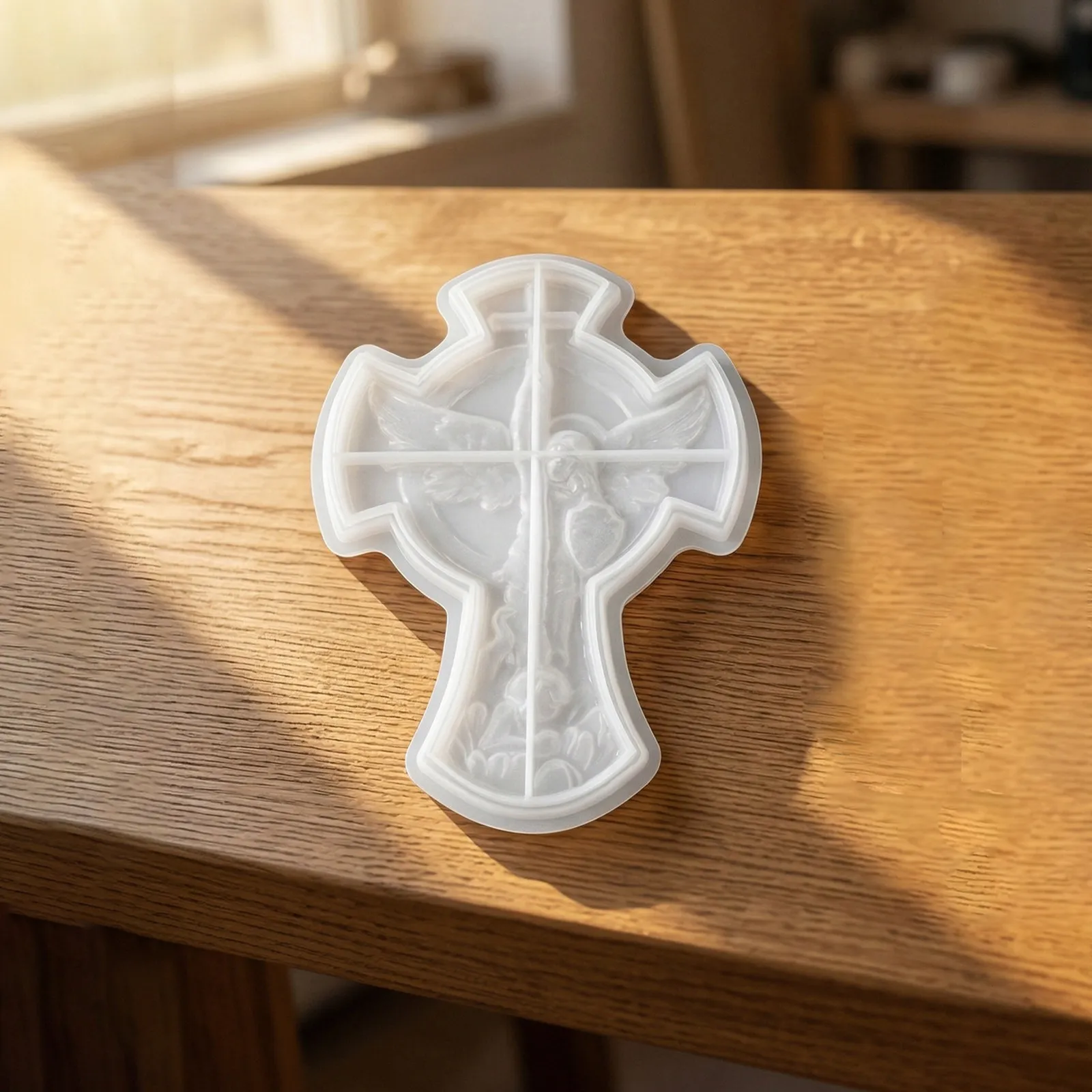 Large Cross Resin Molds 3D Silicone Cross Mold Angel Tray Mold for Epoxy Resin Crafts Church Decoration Craft Mould
Large Cross Resin Molds 3D Silicone Cross Mold Angel Tray Mold for Epoxy Resin Crafts Church Decoration Craft Mould