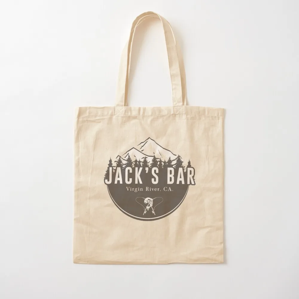 Jack's Bar Virgin River Tote Bag Gift bags Beach bag personalized tote bag Large bags for women Canvas Tote
Jack's Bar Virgin River Tote Bag Gift bags Beach bag personalized tote bag Large bags for women Canvas Tote