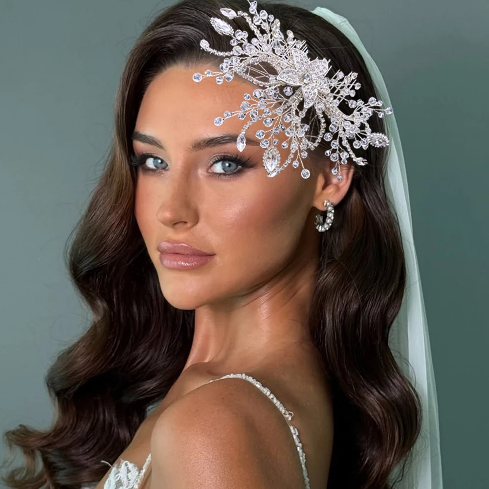 DZ290 Bridal Comb Wedding Hair Accessory Fashion Hot Beautiful Bridal Headwear Shining Luxury Rhinestone Crystal Hair Clips
DZ290 Bridal Comb Wedding Hair Accessory Fashion Hot Beautiful Bridal Headwear Shining Luxury Rhinestone Crystal Hair Clips