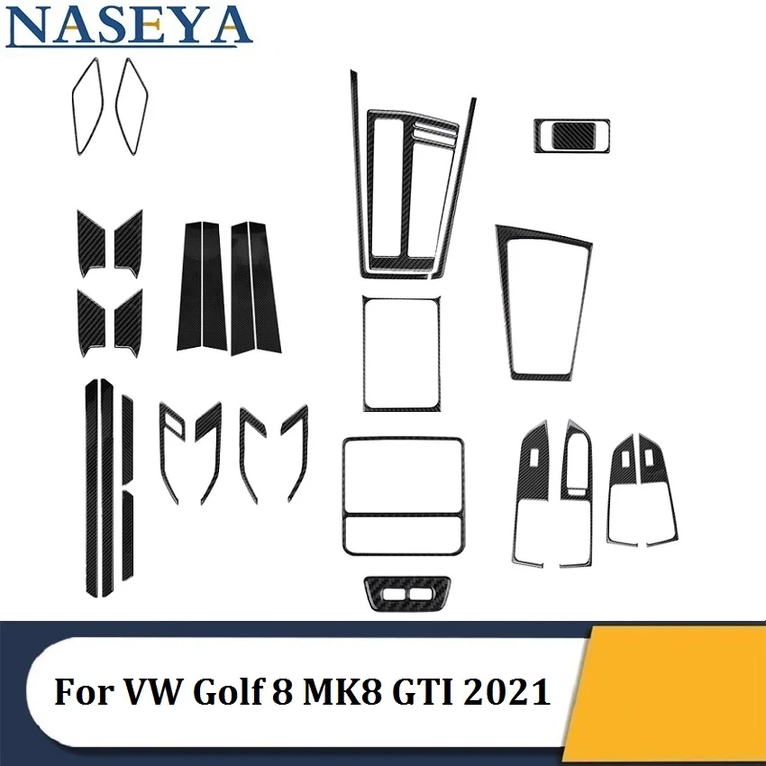 For Volkswagen VW Golf 8 MK8 GTI 2021 Various Parts Carbon Fiber Black Stickers Car Interior Decorative Accessories
For Volkswagen VW Golf 8 MK8 GTI 2021 Various Parts Carbon Fiber Black Stickers Car Interior Decorative Accessories