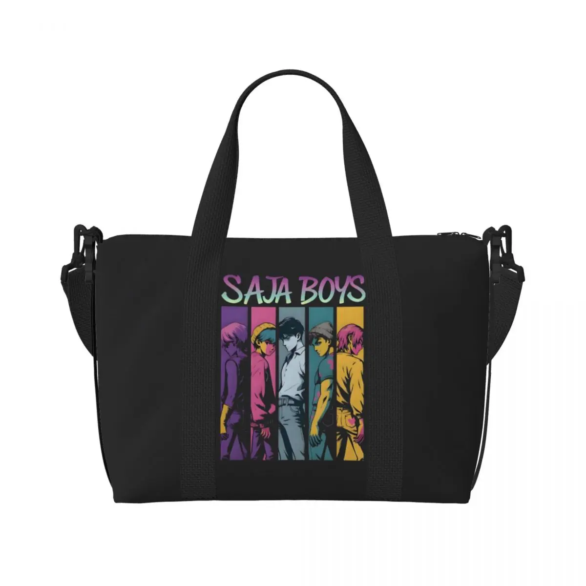 Большая сумка-тоут Kpop Hunter Demons на заказ, женская сумка Saja для мальчиков и покупок, пляжная дорожная сумка для спортзала
Большая сумка-тоут Kpop Hunter Demons на заказ, женская сумка Saja для мальчиков и покупок, пляжная дорожная сумка для спортзала