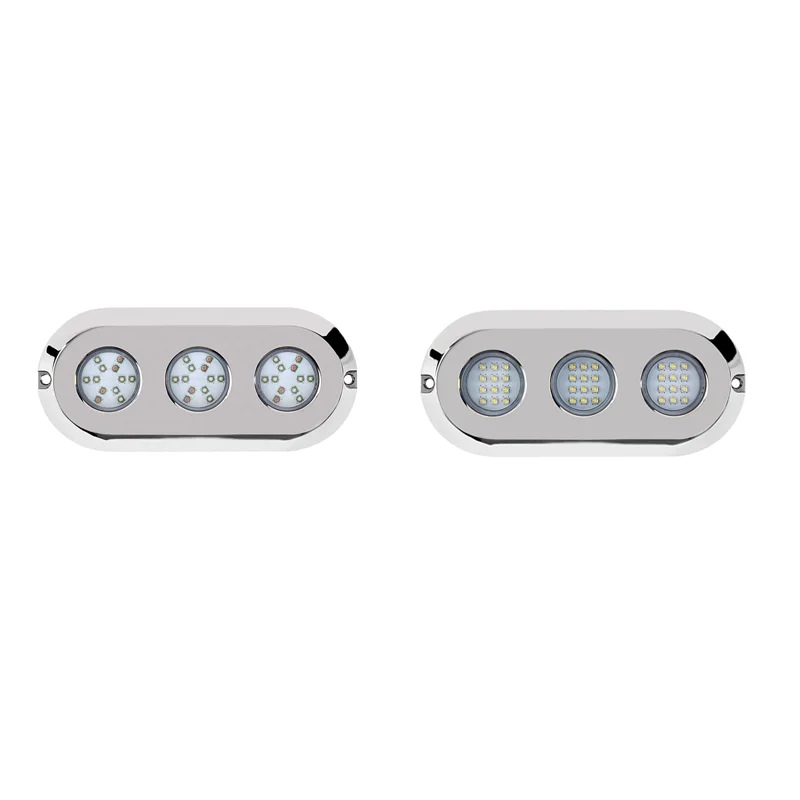 High Lumen 180W 12V 24V Red Green Blue LED Boat Underwater Lights
High Lumen 180W 12V 24V Red Green Blue LED Boat Underwater Lights