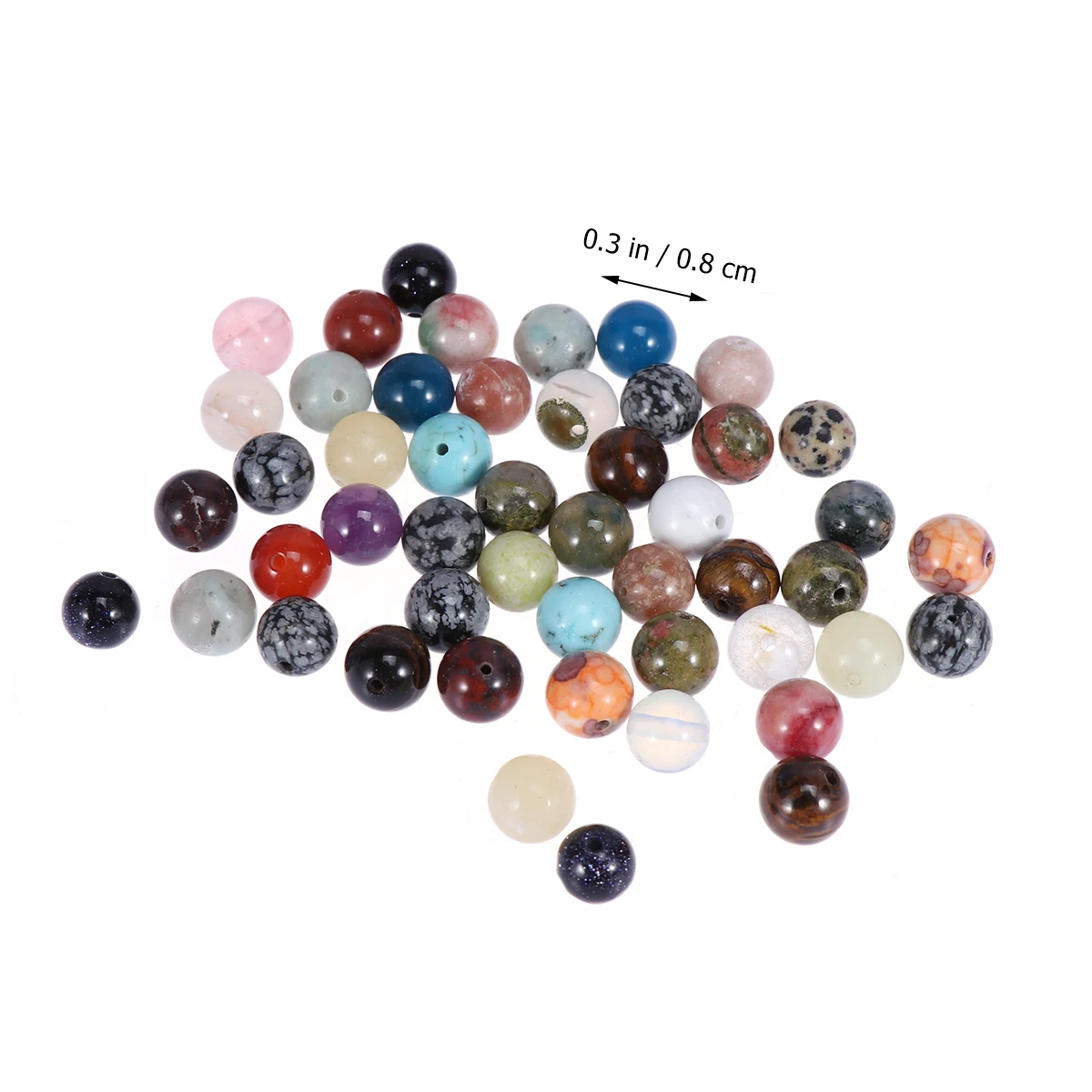 100 pcs Stone Beads Polished Agates For Jewelry Making Round Gemstones Quartz Crystal Agates for Jewelry DIY Crafts Pocket Size
100 pcs Stone Beads Polished Agates For Jewelry Making Round Gemstones Quartz Crystal Agates for Jewelry DIY Crafts Pocket Size