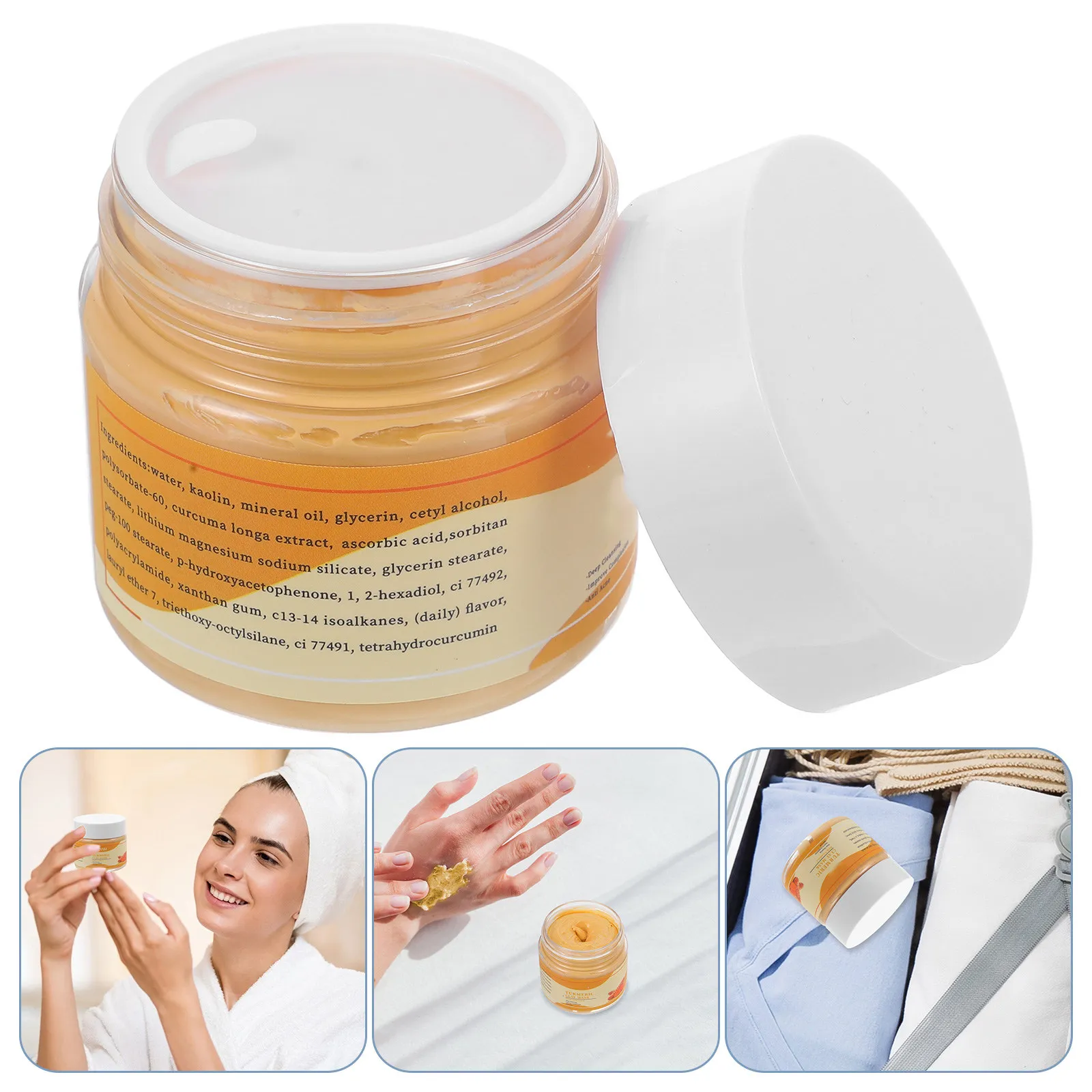 1 Box Turmeric Moisturizing Facial Mask Natural Clay Mask for All Skin Types Oil Control Blemish Clearing Nourishing Skin Care
1 Box Turmeric Moisturizing Facial Mask Natural Clay Mask for All Skin Types Oil Control Blemish Clearing Nourishing Skin Care