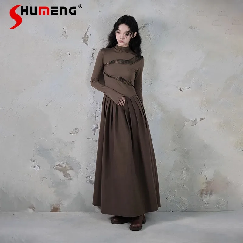 Japanese Style Long Dress Stand Cut Waist Stretch Slim Fit Dresses Women's Clothes Autumn And Winter 2023 New Vestidos De Mujer
Japanese Style Long Dress Stand Cut Waist Stretch Slim Fit Dresses Women's Clothes Autumn And Winter 2023 New Vestidos De Mujer