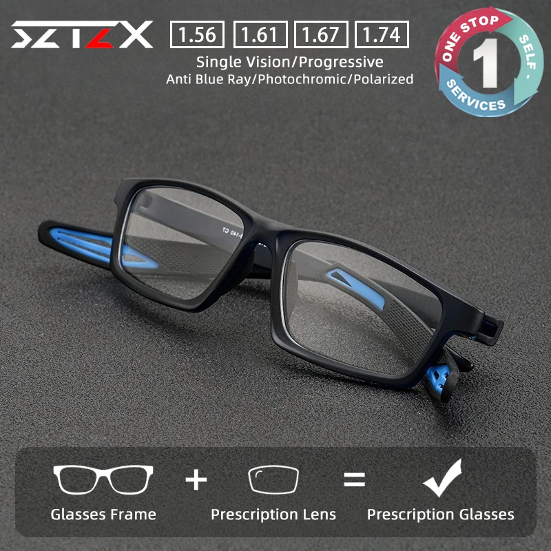 SZTZX Ultralight Comfortable Anti Slip Detachable Prescription Myopia Glasses For Outdoor Sports Men Progressive Reading Glasses
SZTZX Ultralight Comfortable Anti Slip Detachable Prescription Myopia Glasses For Outdoor Sports Men Progressive Reading Glasses