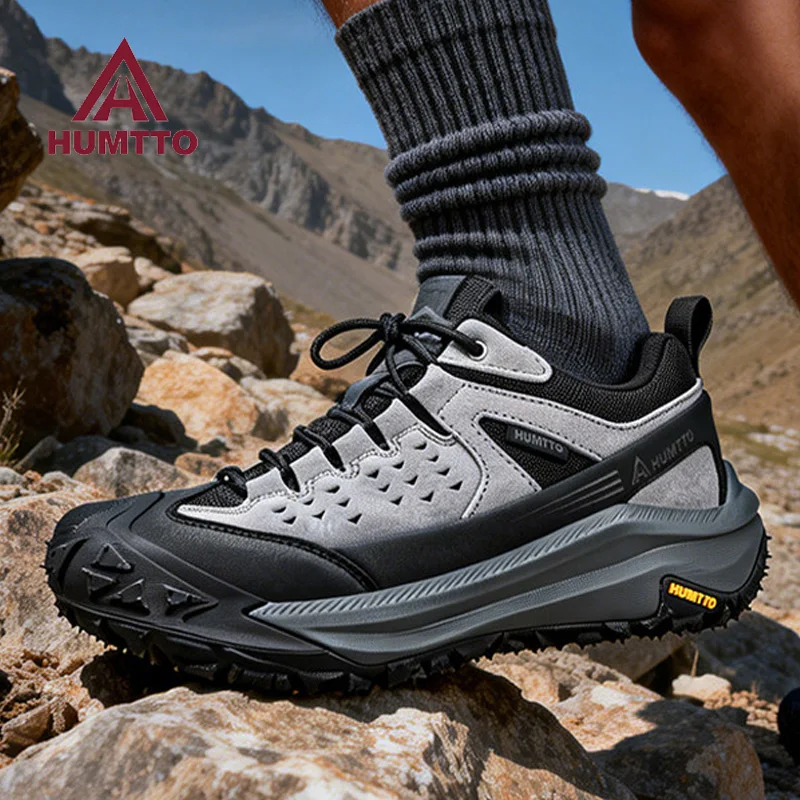 HUMTTO cowhide hiking shoes men trekking sneakers non-slip Casual shoes hunting boots outdoor sports lightweight Tactical boots
HUMTTO cowhide hiking shoes men trekking sneakers non-slip Casual shoes hunting boots outdoor sports lightweight Tactical boots