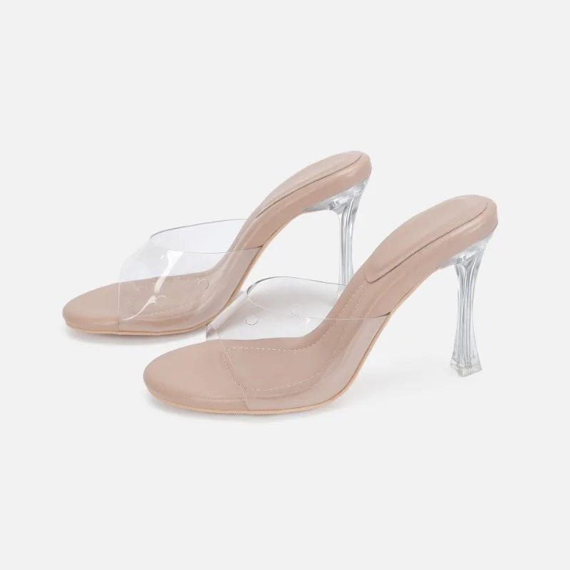 Women Transparent High Heeled Sandals Summer New Fashion Open Toe Sexy Leopard Print Luxury High Heeled Sandals Large Size 43
Women Transparent High Heeled Sandals Summer New Fashion Open Toe Sexy Leopard Print Luxury High Heeled Sandals Large Size 43
