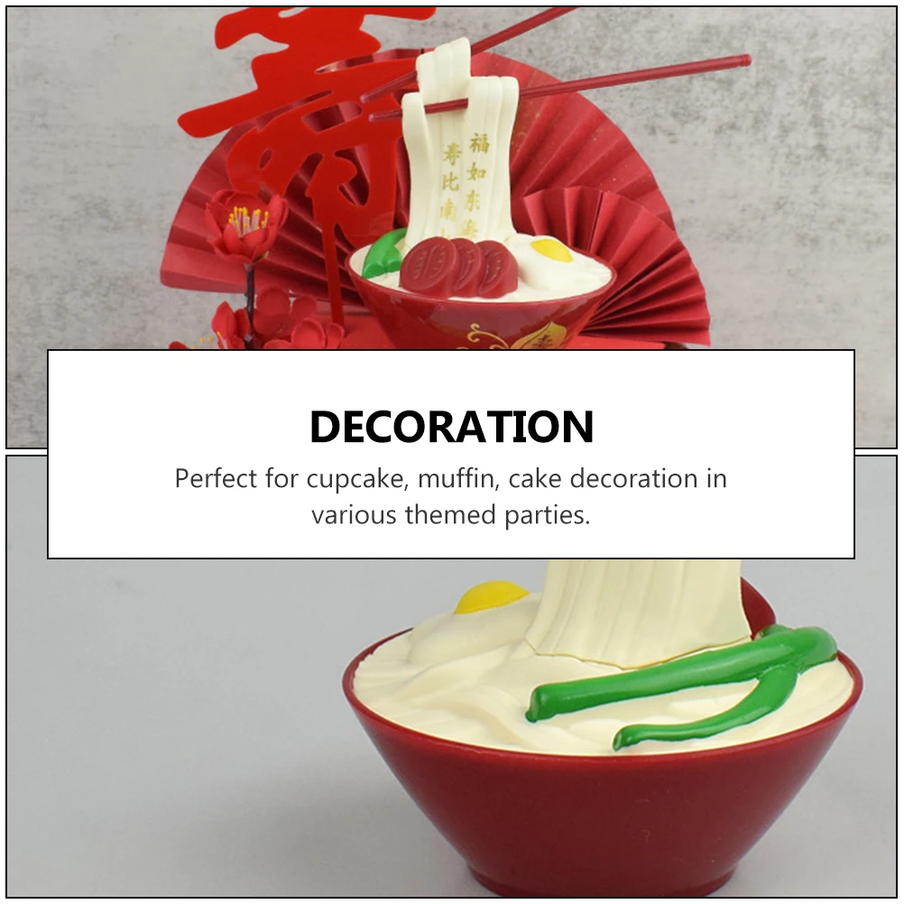 2 Pcs Birthday Cake Decoration Topper Hand-Pulled Noodle Japanese Toppers for Cakes Child
2 Pcs Birthday Cake Decoration Topper Hand-Pulled Noodle Japanese Toppers for Cakes Child