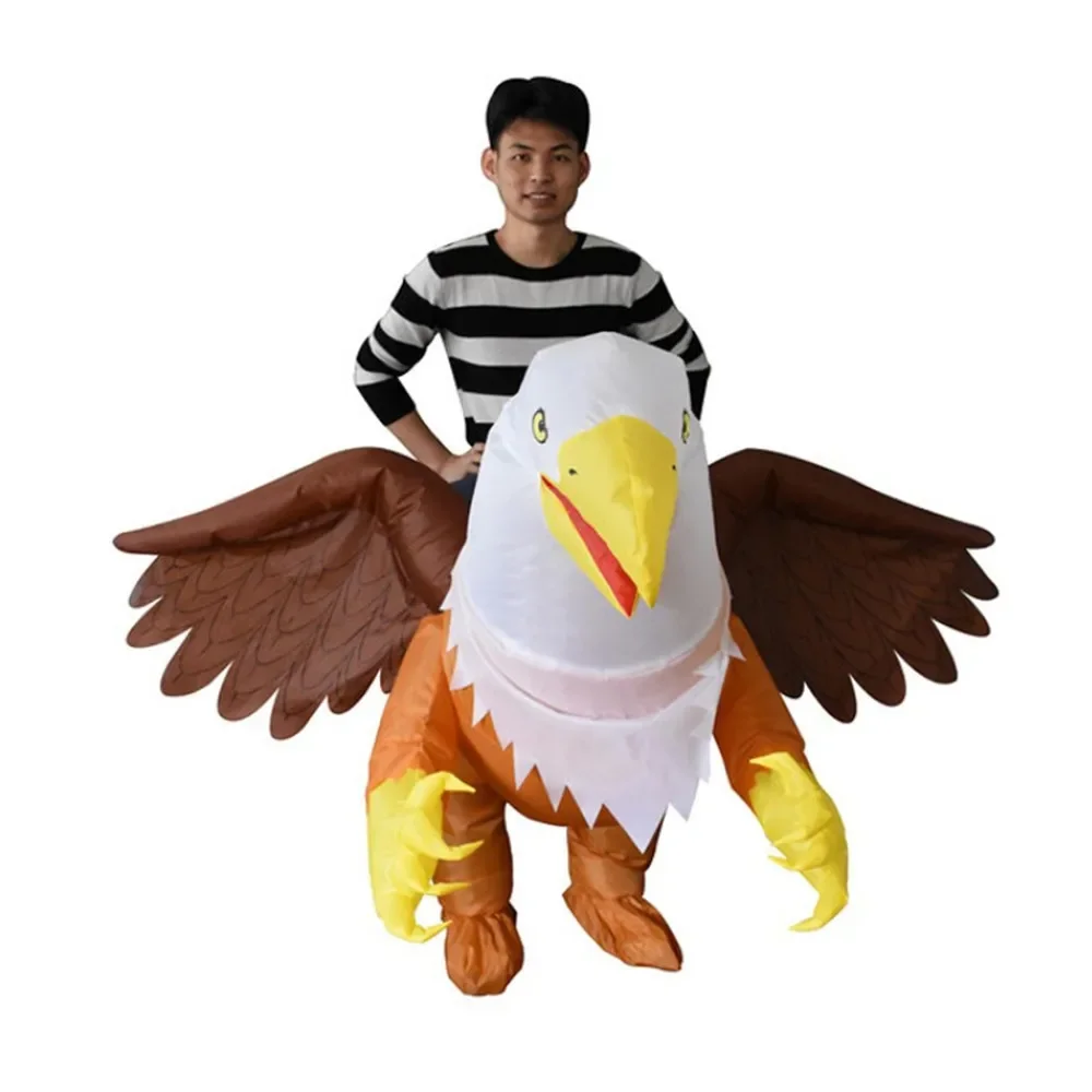 Inflatable Cosplay Costumes Mascot Eagle Riding Suit Costume Adult Cartoon Character Outfit Suit Fancy Dress for Party Carnival
Inflatable Cosplay Costumes Mascot Eagle Riding Suit Costume Adult Cartoon Character Outfit Suit Fancy Dress for Party Carnival