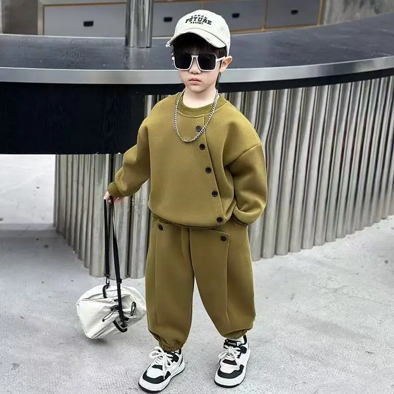 Sweatshirt Set Children Clothing Top Bottom Clothing 2-7 Years Korean Kids Clothes 2026 New Children's Child Autumn Winter Boy
Sweatshirt Set Children Clothing Top Bottom Clothing 2-7 Years Korean Kids Clothes 2026 New Children's Child Autumn Winter Boy