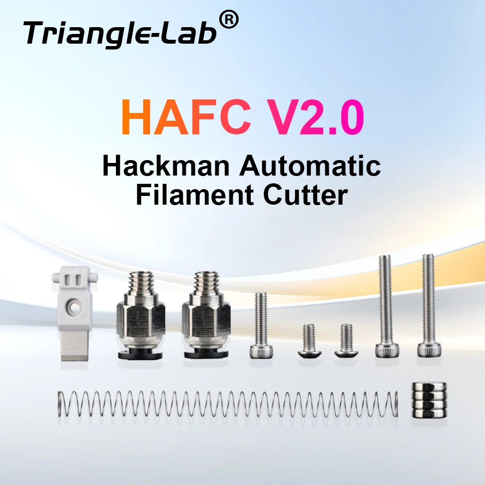 Trianglelab® HAFC V2 Hackman Automatic Filament Cutter Upgraded 3D Printer Parts for Voron Bambu Creality Anycubic Flashforge
Trianglelab® HAFC V2 Hackman Automatic Filament Cutter Upgraded 3D Printer Parts for Voron Bambu Creality Anycubic Flashforge