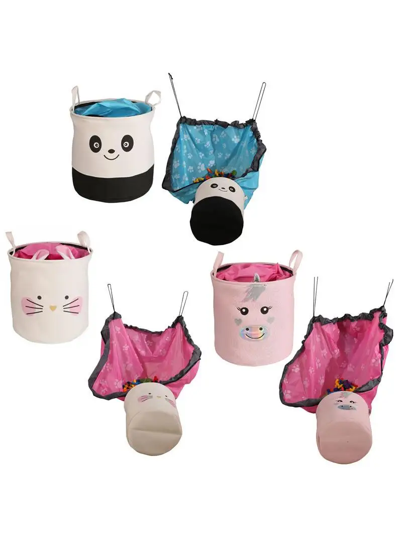 Quick Foldable Cotton Fabric Storage Bucket with Game Mat Children's Building Blocks Toy Storage Basket 3D Cartoon Design
Quick Foldable Cotton Fabric Storage Bucket with Game Mat Children's Building Blocks Toy Storage Basket 3D Cartoon Design