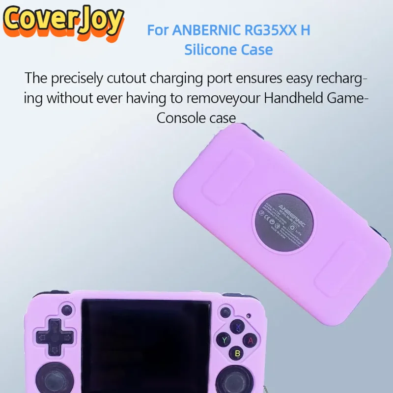 CoverJoy для ANBERNIC RG35XX H, силиконовый защитный чехол, защитный чехол для игровой консоли, совместимый с защитой от столкновений
CoverJoy для ANBERNIC RG35XX H, силиконовый защитный чехол, защитный чехол для игровой консоли, совместимый с защитой от столкновений