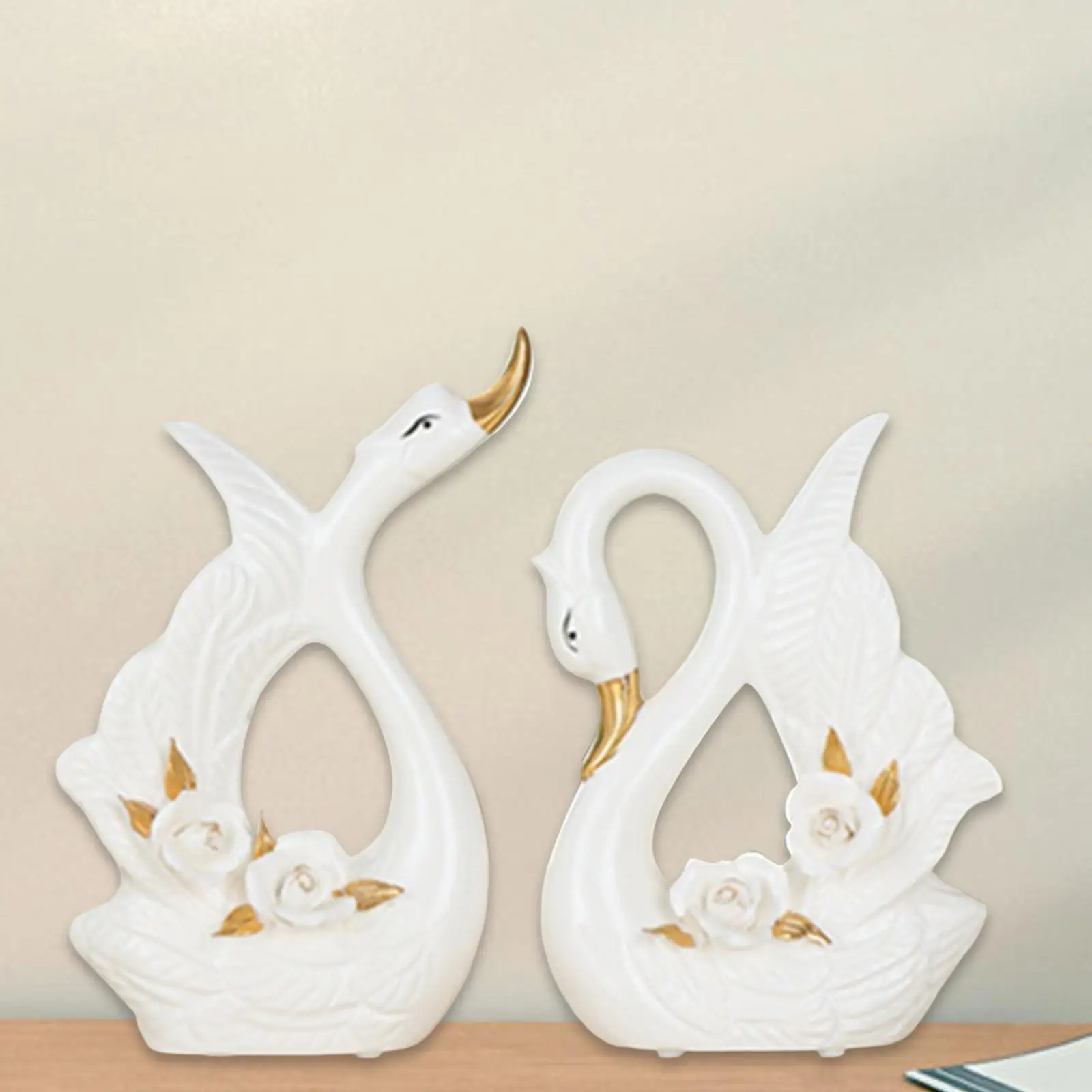 2 Pieces Couple Swan Statues Smooth Decorative Desktop Ornament for Table Centerpiece Fireplace Entrance Living Room Decor
2 Pieces Couple Swan Statues Smooth Decorative Desktop Ornament for Table Centerpiece Fireplace Entrance Living Room Decor