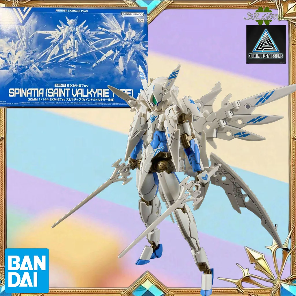 BANDAI Original 30MM 1/144 EXM-E7sv SPINATIA (SAINT VALKYRIE TYPE) Ver.Model Movable Joints High Quality Collectible Toys
BANDAI Original 30MM 1/144 EXM-E7sv SPINATIA (SAINT VALKYRIE TYPE) Ver.Model Movable Joints High Quality Collectible Toys