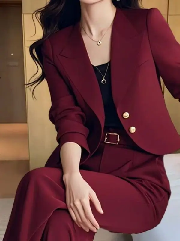 Street Sle Small Fraance Wind Suit Jaet Pants Set Women's High-End Sensation Beautiful Autumn Initial Cross-Border
Street Sle Small Fraance Wind Suit Jaet Pants Set Women's High-End Sensation Beautiful Autumn Initial Cross-Border