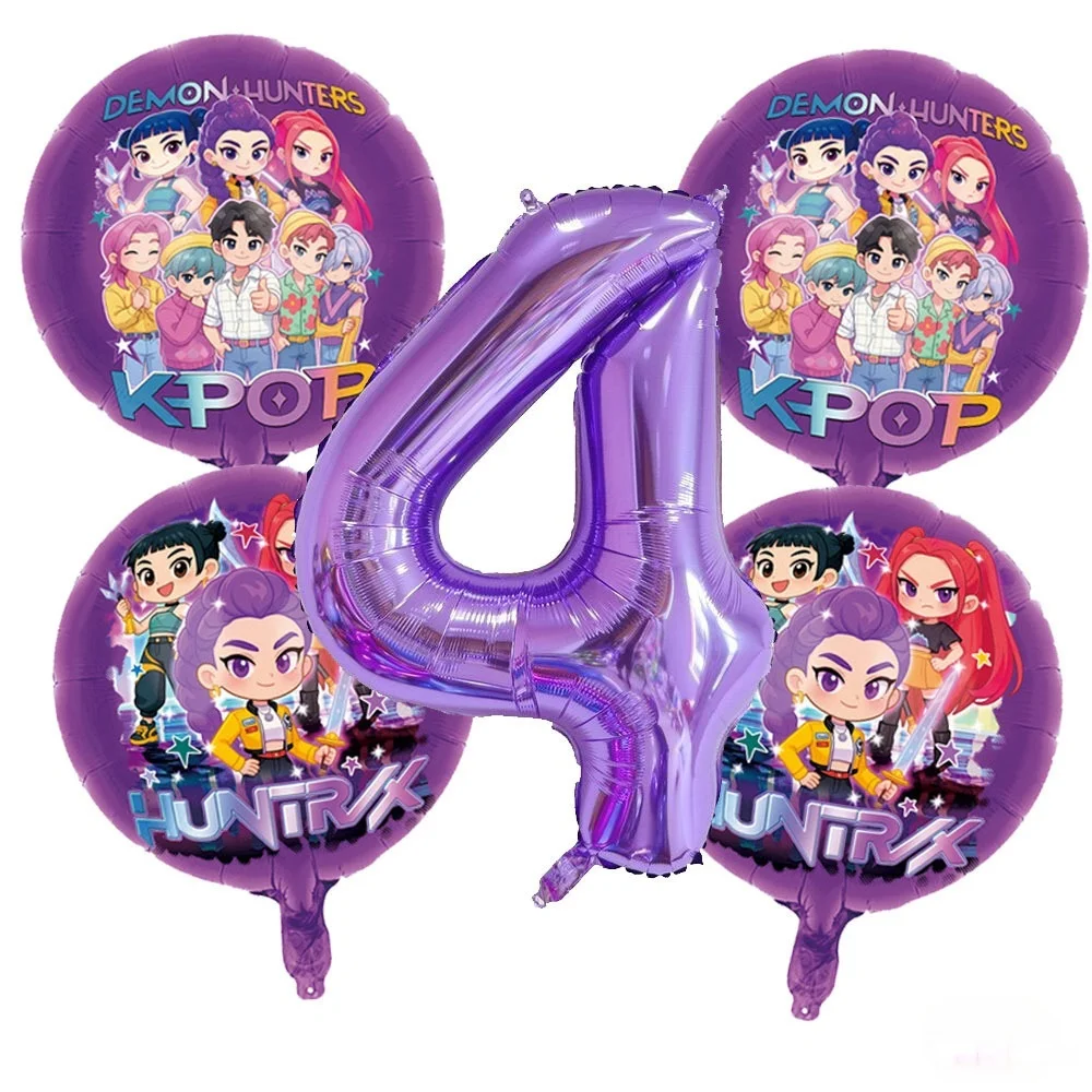 Kawaii Purple Cartoon Idol Theme Birthday Balloon Kit Number Aluminum Foil Balloon Girl Party Backdrop Decor For Children
Kawaii Purple Cartoon Idol Theme Birthday Balloon Kit Number Aluminum Foil Balloon Girl Party Backdrop Decor For Children