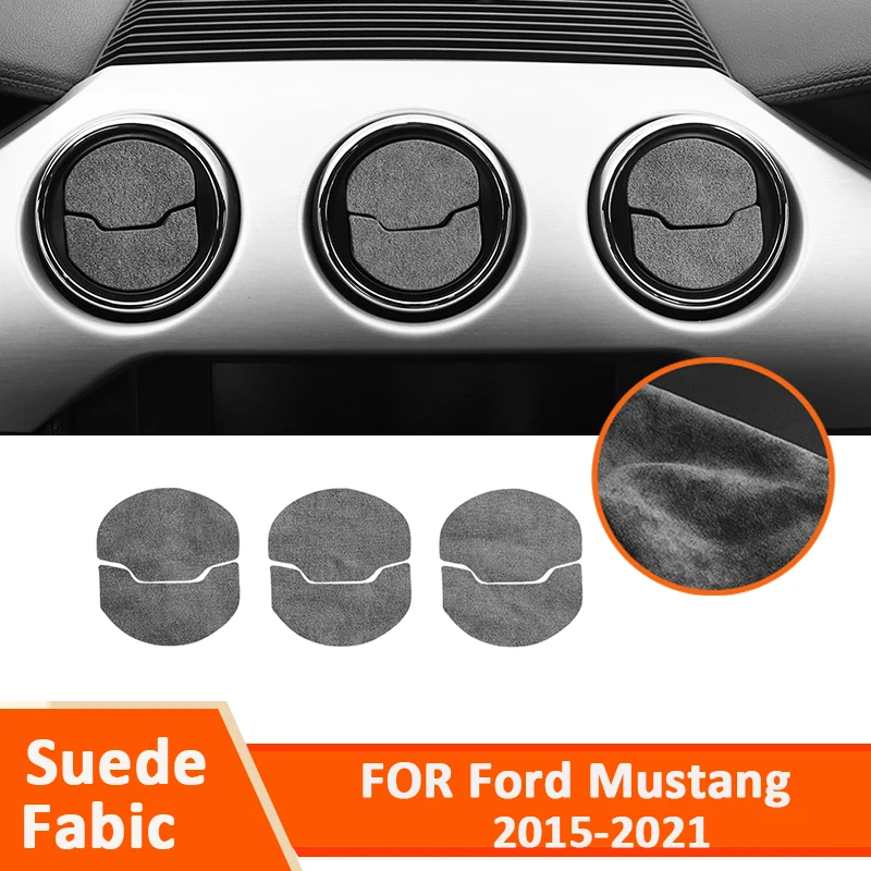 Alcantara Suede Fabic Auto Center Air Outlet Vent Panel Decorative Sticker Car Interior Accessories For Ford Mustang 2015-2021
Alcantara Suede Fabic Auto Center Air Outlet Vent Panel Decorative Sticker Car Interior Accessories For Ford Mustang 2015-2021